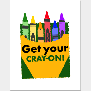 Get your Cray-On Funny Teacher First Day of School Shirt Posters and Art